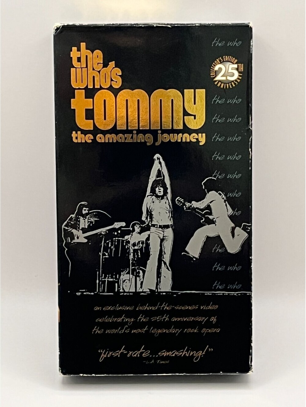 The Who's Tommy: Amazing Journey VHS Collector's Edition Who 1990s Music